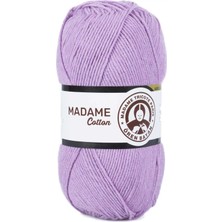 Nnstartshopping  1 Adet Madame Cotton El Örgü Ipi Yünü 100 gr 023 Lila