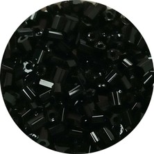 Nnstartshopping  Kesme Cam Boncuk 2mm - 20 Gram - Siyah -BNC312