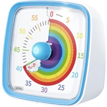 Noble1 Gece Işığıyla 60 Dakikalık Görsel Zamanlayıcı, Geri Sayım Sayacı, Çocuklar ve Yetişkinler Için Pomodoro Gökkuşağı Deseni Mavi (Yurt Dışından)
