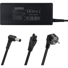 Weko 19 Volt - 4.74 Amper - 90 Watt 5.5*2.5 L Uçlu Yerli Üretim Standart Notebook Adaptör