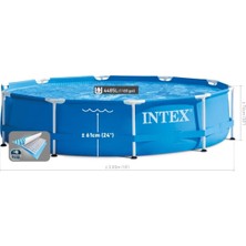 intex Prefabrik Büyük Boy Aile Havuzu 305X76 cm IH28200