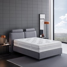 Yataş Barte Prestige Prime Yatak, Baza, Başlık 3'lü Set - Gri