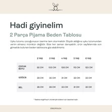 Ergopouch Organik Pamuklu 2 Parça Uzun Pijama 1.0 TOG