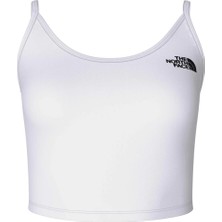 The North Face W Slim Crop Tank Kadın Beyaz T-Shirt