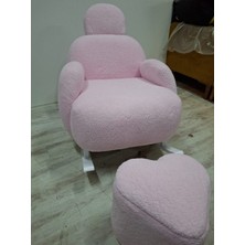 Luxe Home Luxehome Love Sallanır Berjer + Puf