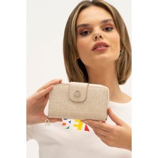 Benetton Kadın Bnt Cüzdan - Bej