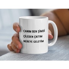 Komik Yazılı Kupa Bardak, Eşsiz Hediye Fikri, Kahve Çay Kupası, Espirili Kupa Bardak