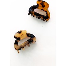 Kaplumbağa Sırtı Mini Mandal  Saç Toka Seti