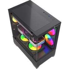 Gameline Armor V3 3x Rgb Fan Temperli Cam USB 3.0 Gaming Bilgisayar Kasası