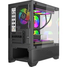 Gameline Armor V3 3x Rgb Fan Temperli Cam USB 3.0 Gaming Bilgisayar Kasası