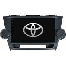 Myway Toyota Highlander Araç Multimedya Ekran 2gb 32GB S Black 2007 2013 9 Inch