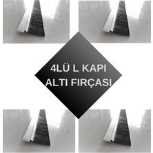 Nokta 4lu L Süpürgelik Kapı Altı Fırçası