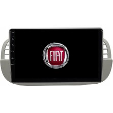Myway Fiat 500 Araç Multimedya Ekran 4gb 64GB S White 2008 2015 9 Inch