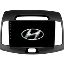 Myway Hyundai Elantra Araç Multimedya Ekran 4gb 64GB S Black 2006 2009 9 Inch