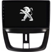 Myway Peugeot 207 Araç Multimedya Ekran 4gb 64GB S Black 2006 2012 9 Inch
