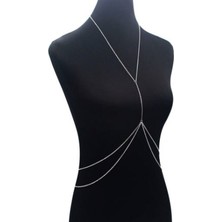 Takıconcept Kararmaz Stylish Vücut Zinciri, Vücut Takısı - Silver