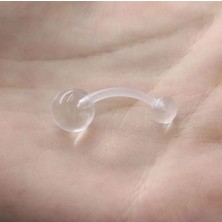 Takıconcept Bioplast Antialerjik Şeffaf Göbek Piercing