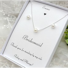 Takıconcept İnci Kolye Küpe Seti