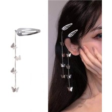 Takıconcept Kelebek Zincir Uzantılı Metal Yan Toka