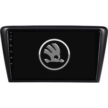 Myway Skoda Rapid Araç Multimedya Ekran 4gb 64GB S Black 2013 2018 9 Inch