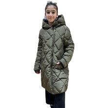 Kız Çocuk Kapüşonlu Kaban 51329