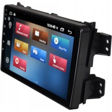 Myway Suzuki Splash - Araç Multimedya Ekran - 4gb 64GB - S - Black - 2010 - 2013 - 9 Inch - Myway - Red