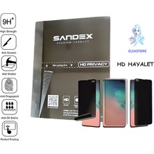 Sandex Samsung Galaxy Z Fold 5 Ön Nano Ekran Koruyucu Esnek Ultra Ince - Hd Şeffaf Hayalet