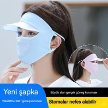 Youxuan Açık Güneş Koruyucu Yüz Uv Geçirmez Tam Yüz Buz Ipek Nefes Maskesi (Yurt Dışından)
