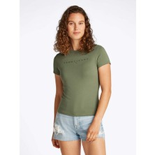 Tommy Hilfiger Tjw Slım Tonal Lınear Tee Ext