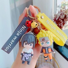 Pintimasu Anime Figürleri Naruto Anahtarlık Kakashi Uchiha Sasuke Anahtarlık Karikatür Naruto Şekil Gaara Çanta Kolye Kawaii Çocuk Oyuncakları Çocuk Hediye (Yurt Dışından)