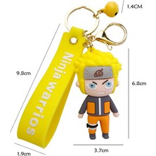 Pintimasu Anime Figürleri Naruto Anahtarlık Kakashi Uchiha Sasuke Anahtarlık Karikatür Naruto Şekil Gaara Çanta Kolye Kawaii Çocuk Oyuncakları Çocuk Hediye (Yurt Dışından)