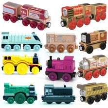 Pintimasu Thomas ve Arkadaşları Ahşap Oyuncak Trenler Modeli Ahşap Thomas Spencer Handel Tren Kayın Arabalar Raylı Oyuncaklar Çocuklar Için Eğitici Oyuncaklar (Yurt Dışından)