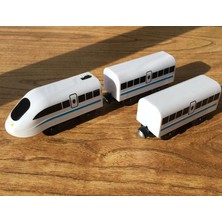 Pintimasu W1 Elektrikli Tren Ray Yarışı Sihirli Aksesuarları Kombinasyonu Uzaktan Kumanda Motorlu Araba Çocuk Oyuncak Uyumlu Ahşap Ray (Yurt Dışından)