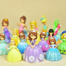 Pintimasu Disney Sofia Ilk Prenses 6-9 cm S Versiyonu Aksiyon Figürü Anime Mini Bebek Koleksiyonu Heykelcik Oyuncak Modeli Çocuklar Için Hediye (Yurt Dışından)