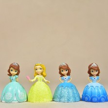 Pintimasu Disney Sofia Ilk Prenses 6-9 cm S Versiyonu Aksiyon Figürü Anime Mini Bebek Koleksiyonu Heykelcik Oyuncak Modeli Çocuklar Için Hediye (Yurt Dışından)