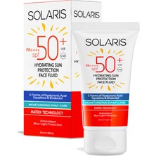 Solaris Tüm  Tipleri İçin Nemlendirici Akışkan Güneş Kremi Spf 50+ 50 ml
