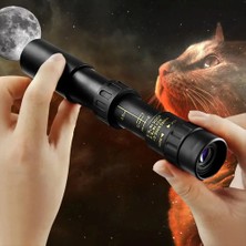 Profesyonel Hd Monoküler Teleskop 10-300X Zoom Uzun Menzilli Taşınabilir ve Açık Hava Etkinlikleri Için (Yurt Dışından)