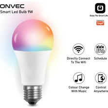 Yes Lighting Onvec Akıllı LED Ampul 9W - Renkli