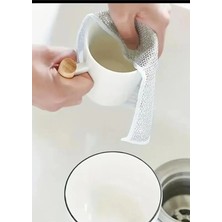 Hilamingo Home 2 Adet Bulaşık Teli Çift Taraflı Bulaşık Bezi (20x20 cm)