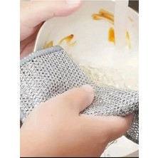 Hilamingo Home 2 Adet Bulaşık Teli Çift Taraflı Bulaşık Bezi (20x20 cm)
