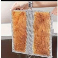 Hilamingo Home 2 Adet Bulaşık Teli Çift Taraflı Bulaşık Bezi (20x20 cm)