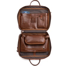 Deridense Macbook Organizer Laptop Evrak Çantası 13" & 14" Inç Siyah Kroko