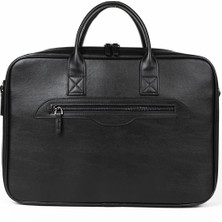 Deridense Macbook Organizer Laptop Evrak Çantası 13" & 14" Inç Siyah Kroko