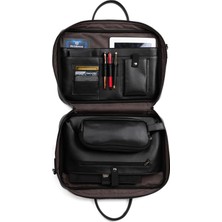 Deridense Macbook Organizer Laptop Evrak Çantası 13" & 14" Inç Siyah Kroko