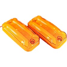 Reycar 2 Adet Neon Ledli Yan Dorse Kasa Lambası 12-24 Volt Melek Kanadı Turuncu