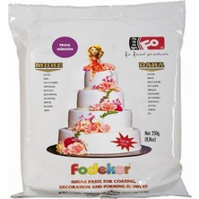 Mürdüm Fodekor Kaplama, Dekor ve Çiçek Yapımı için Şeker Hamuru 250 gr