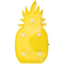 Robinanka Ananas Şeklinde Ledli Dekoratif Eğlenceli Çocuk Gece Lambası