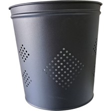 ZT ZYNTEDARİK Metal Masa Altı Çöp Kovası Delikli 13 Lt