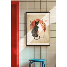 Taranist Poster - Japon Sanatı Kedi Cat Dekor