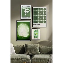 Taranist Kağıt Poster 4 Adet Matisse Gin Tonic Kuşe Kağıt Poster
